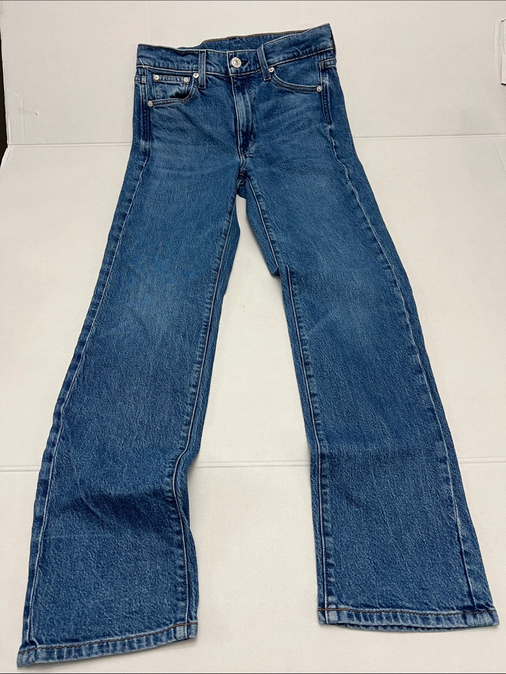 AYR THE LALA WOMNES DENIM JEANS ULTRA FITTED 1990’s STRAIGHT LEG SIZE 26